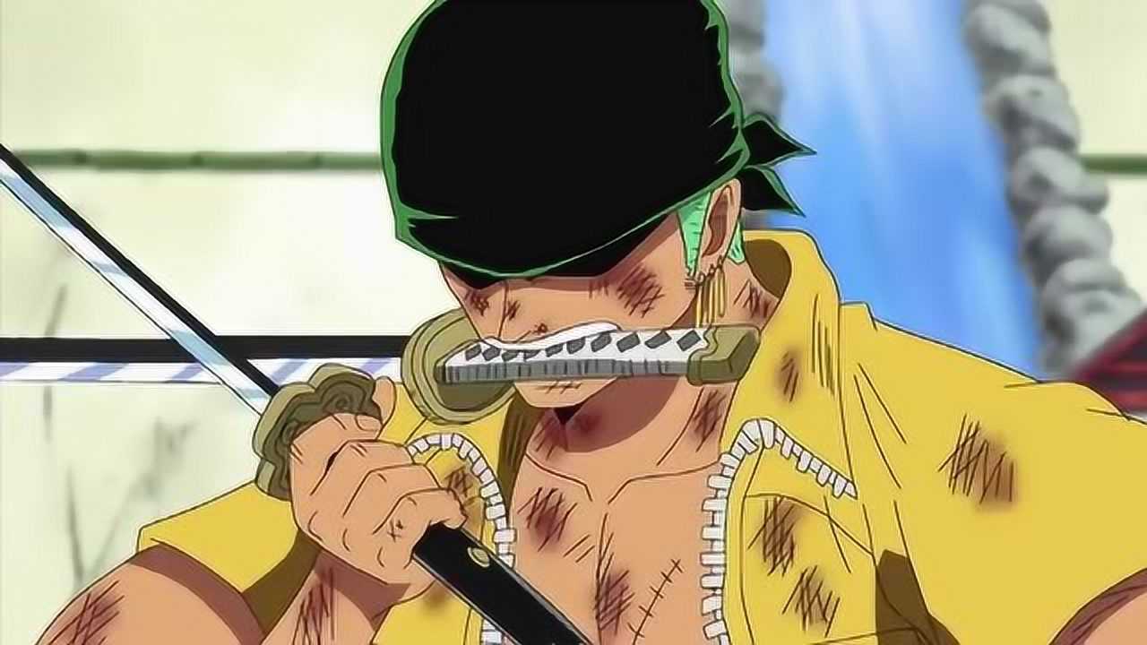 索隆名场面二刚力斩