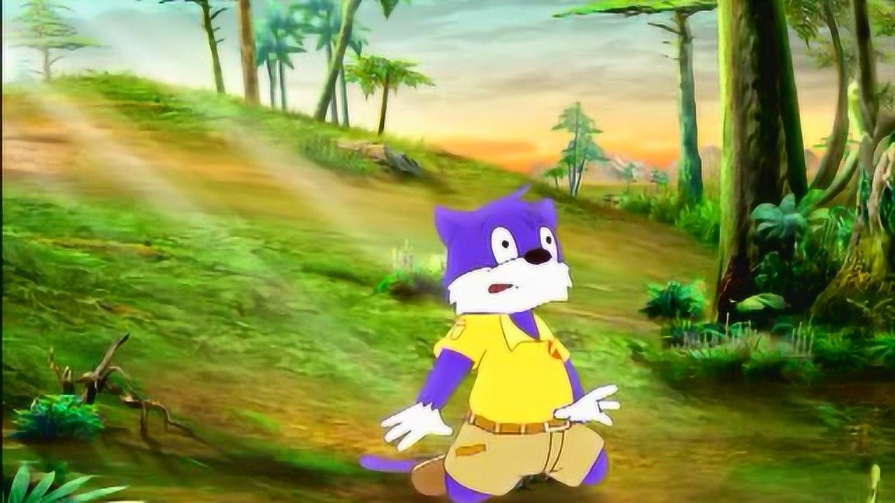 恐龙时代:蓝猫用武器三角冰设下埋伏_腾讯视频