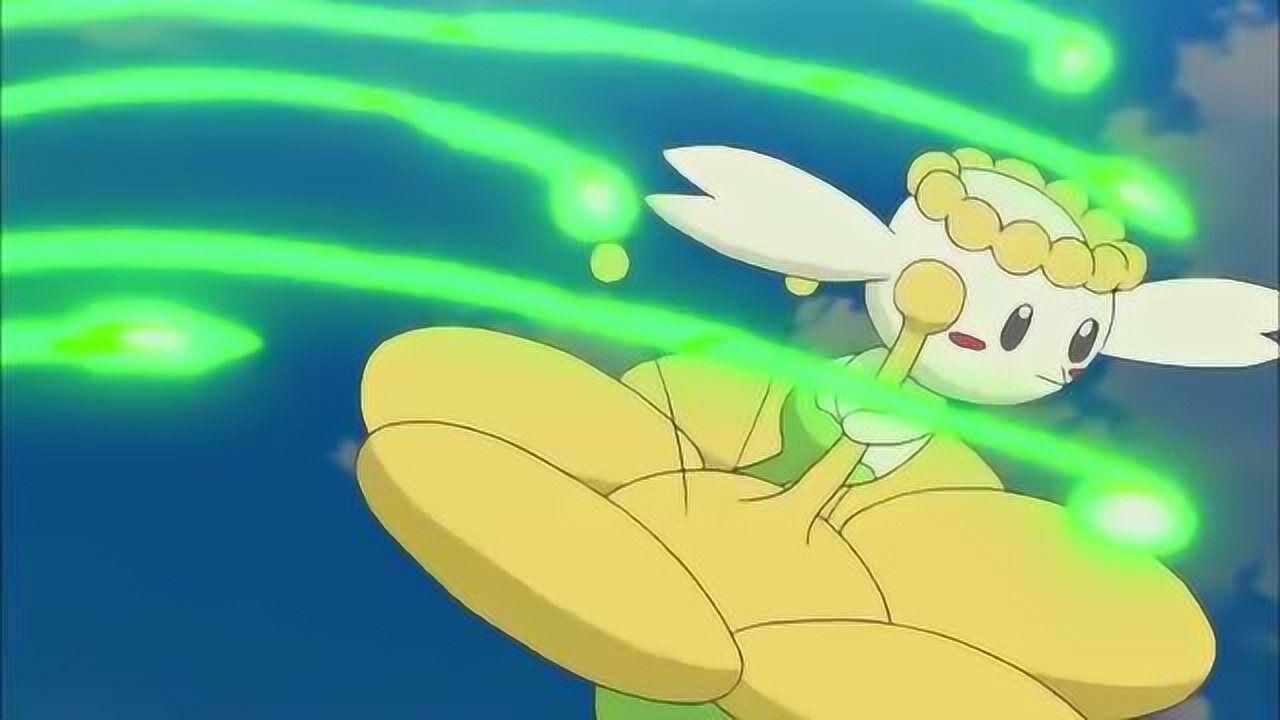 《精灵宝可梦》玛农看到了花蓓蓓神奇宝贝就想过去收服它!