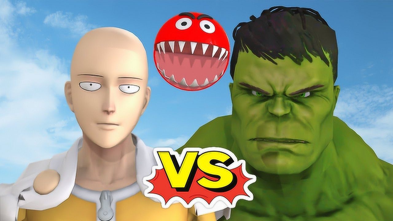 一拳超人vs绿巨人图片