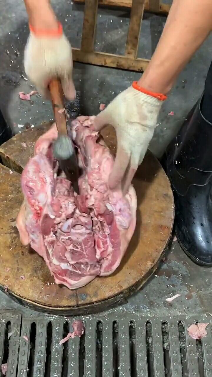 卤肉猪头最基本制作手法!