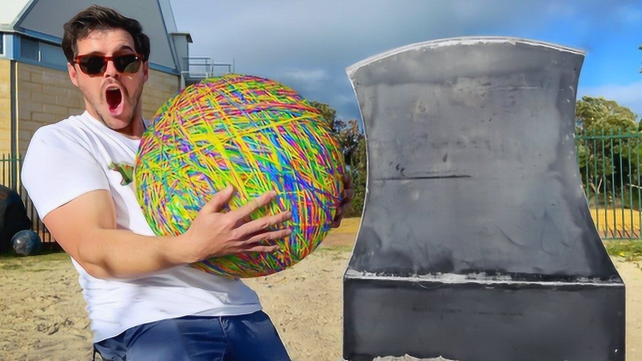 把羊角球从高空扔下会爆炸么老外作死实验结果吓了一大跳