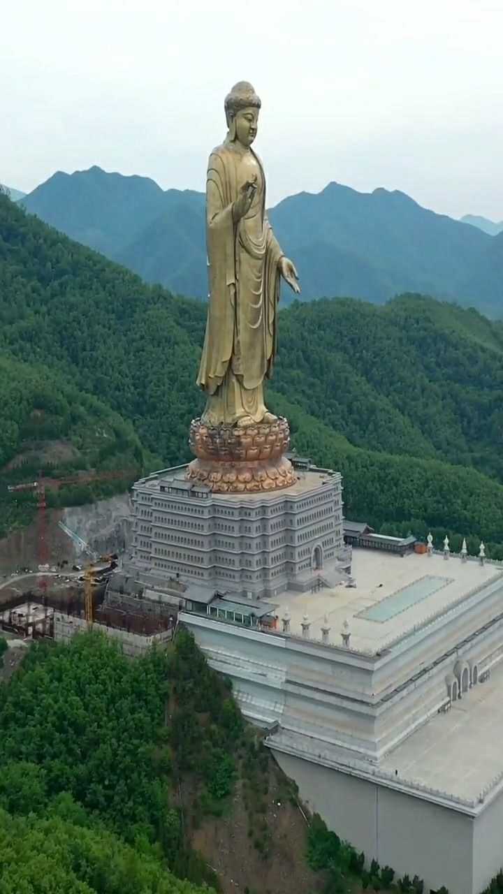 鲁山大佛风水局图片