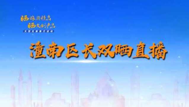 潼南区长张安疆“双晒”直播 | 畅游巴蜀福地 乐购潼南好礼