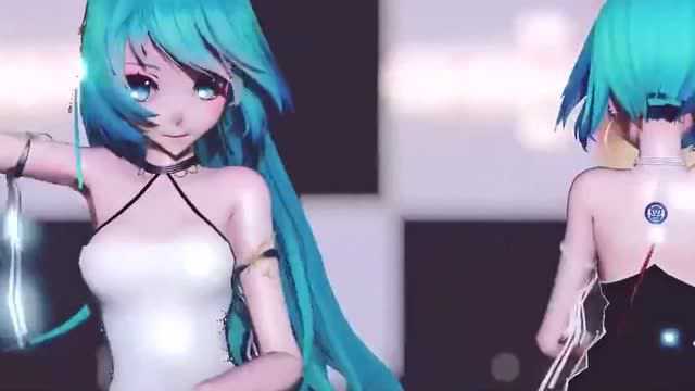 动漫MMD:二次元小姐姐双人舞,姿势太美!