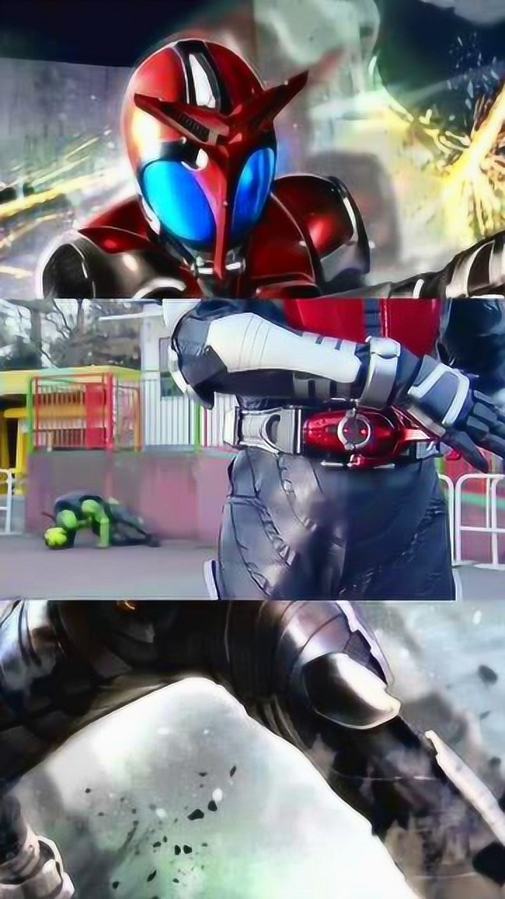 假面骑士,甲斗拼接帝骑回旋踢,帅!