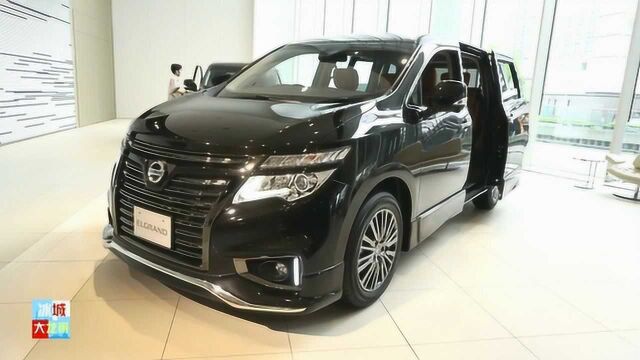 新车到店,实拍2020款日产君爵7座mpv,外观霸气,后悔买埃尔法了