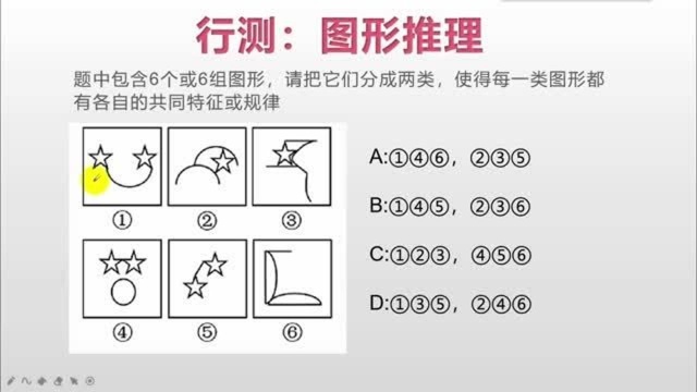 公务员考试题:行测图形推理之相同元素的解法