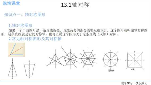 13.1轴对称知识点(八年级上册数学)