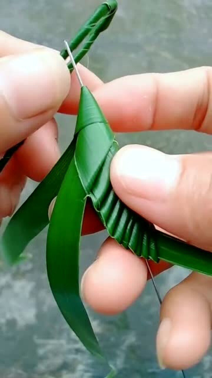 纯手工粽叶编蝉手残党一学就废