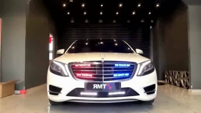 看看奔驰S级警车!