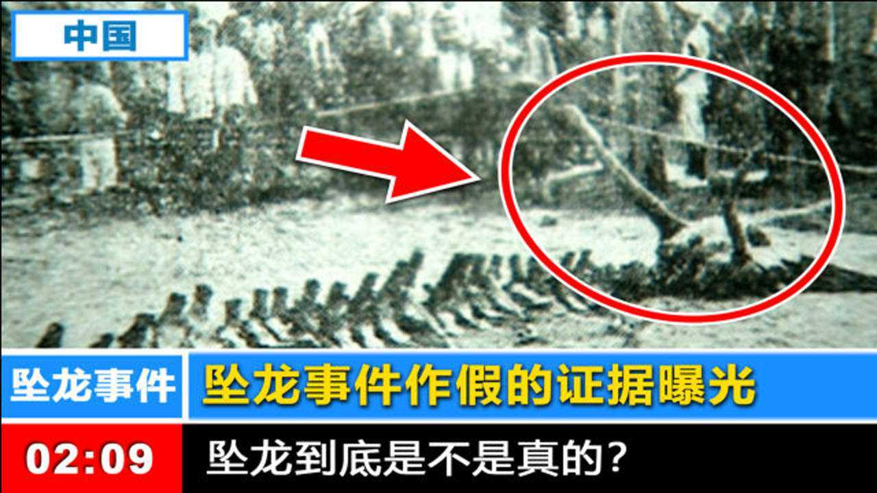 真相曝光证明坠龙事件作假的5大理由