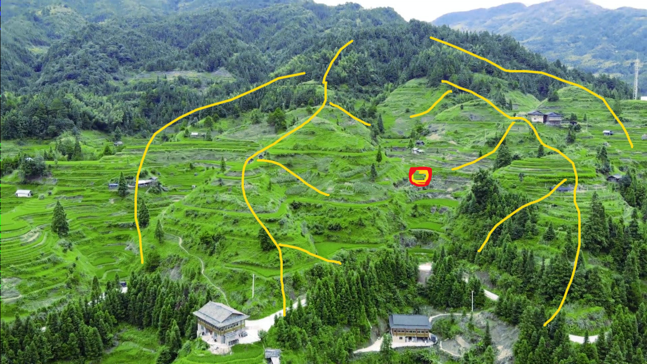 此地"万马归巢",双层护砂,格局独一无二,真是的风水宝地!