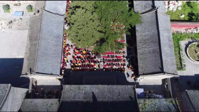 航拍五台山普化寺,恢宏庄严,震撼人心