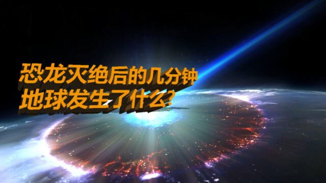 科学探秘,恐龙灭亡后的一分钟,地球上发生了什么?