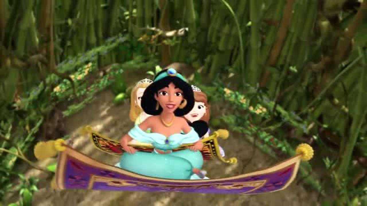 小公主苏菲亚公主们成功驯服飞毯