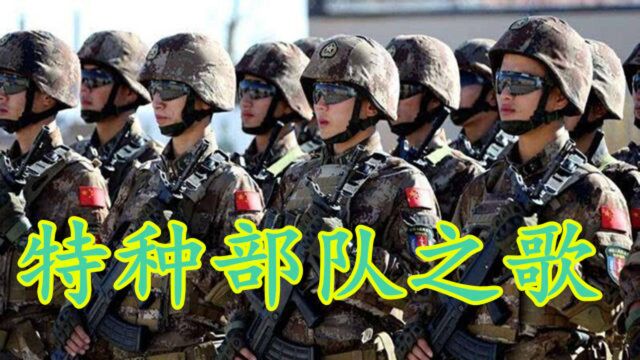 军歌唱响四方《特种部队之歌》,热血男儿兵中之王,保卫祖国人民!