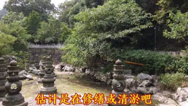 途径“乐善亭,七星 潭月”,到达景色宜人清净的“中天竺法净禅寺”!