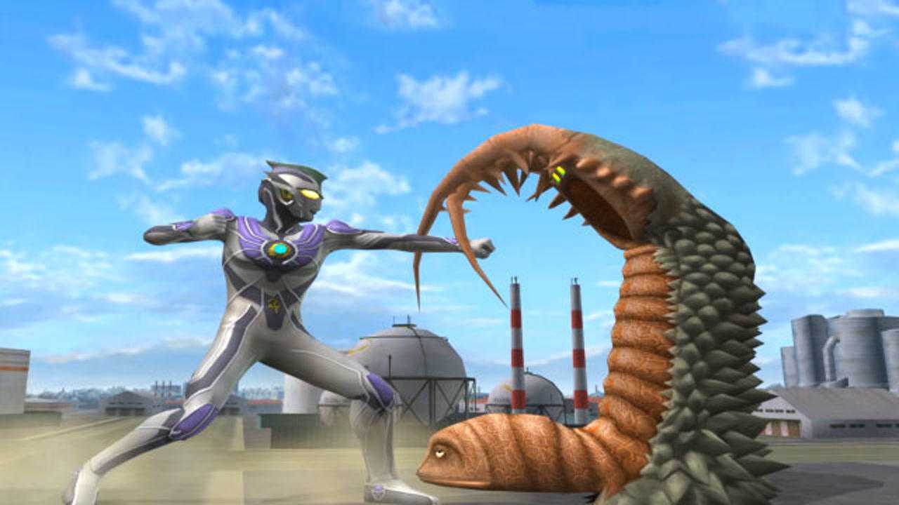 奥特曼格斗大作战:神秘四奥雷杰多用必杀技打败怪兽双尾怪