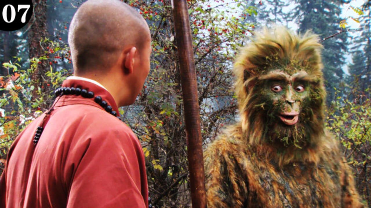 新西游记7五百年后唐僧骑马在五指山解救了史上最丑最逗逼的孙悟空