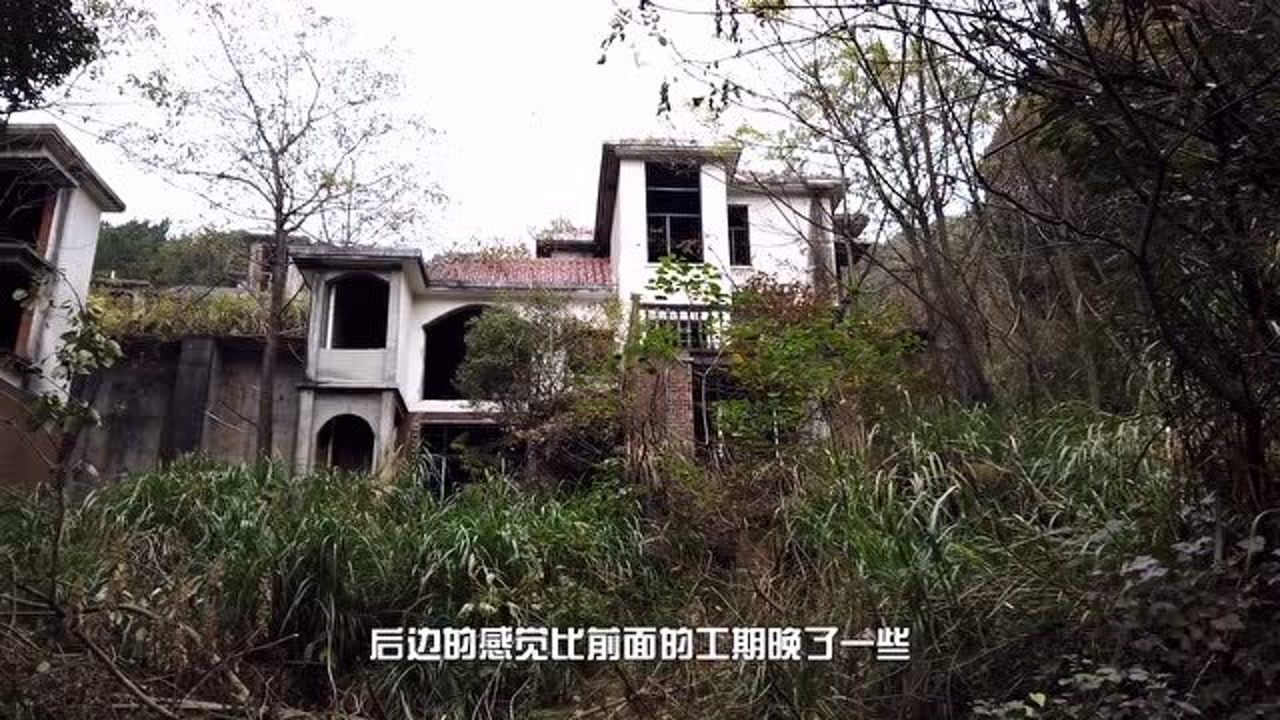 江西南昌梅岭的烂尾楼别墅群,废弃多年杂草丛生,有人敢住吗?