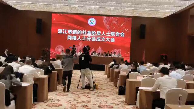 湛江市新的社会阶层人士联合会网络人士分会成立大会胜利召开