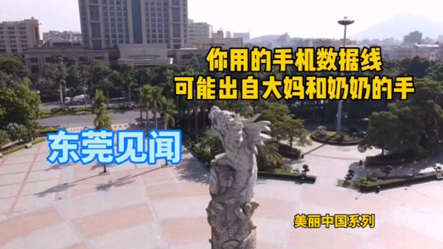 东莞:制造业之都,你用的手机数据线,可能出自大妈和奶奶之手!