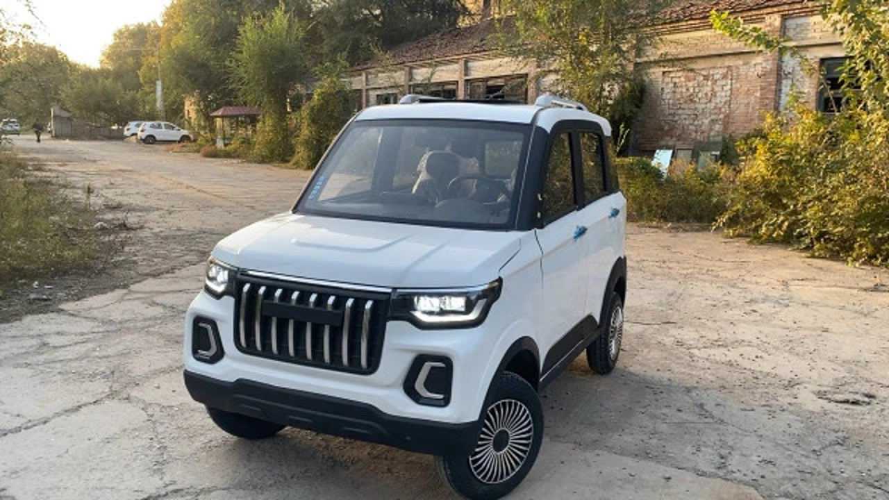 微佳极光电动车,三米车身,超大车内空间,更适合家用的电动车