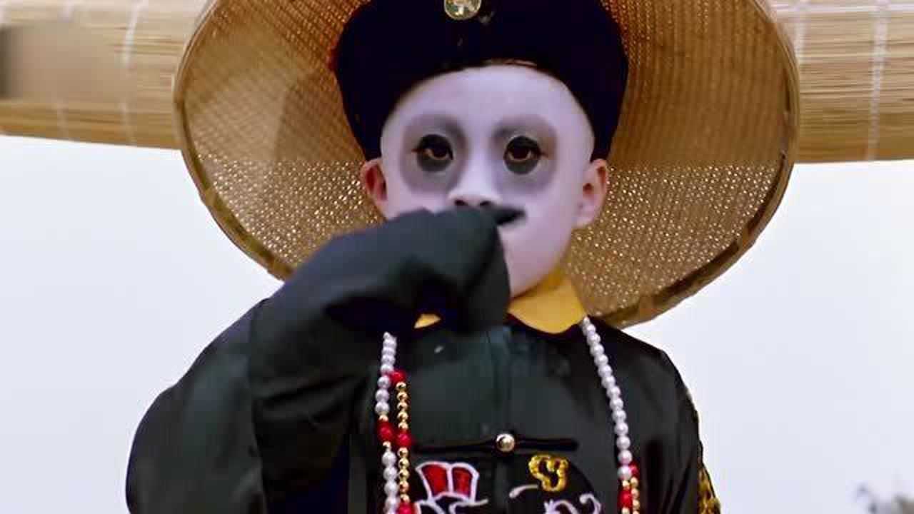 小僵尸太可爱了头上的图画画的好逼真