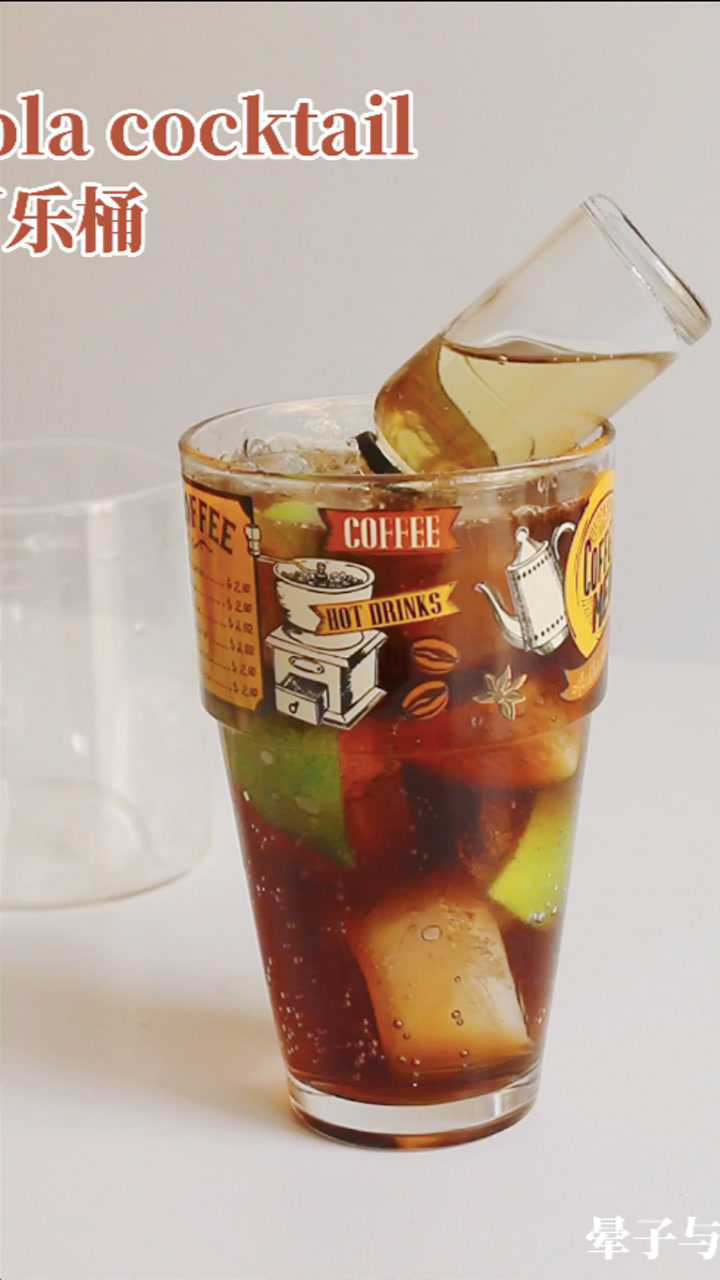 网红可乐桶超适合新年聚会的自制鸡尾酒大桶小杯皆宜