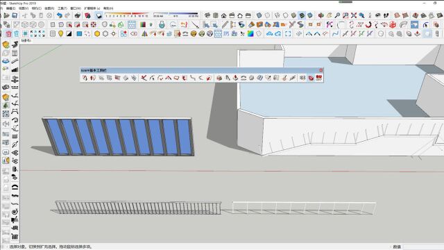 SketchUp如何快速生成窗户与栏杆模型,一个插件,即可轻松搞定!