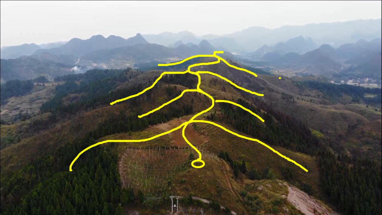 此处"蜈蚣地",形状犹如蜈蚣攀爬,顶级的风水宝地!_腾讯视频