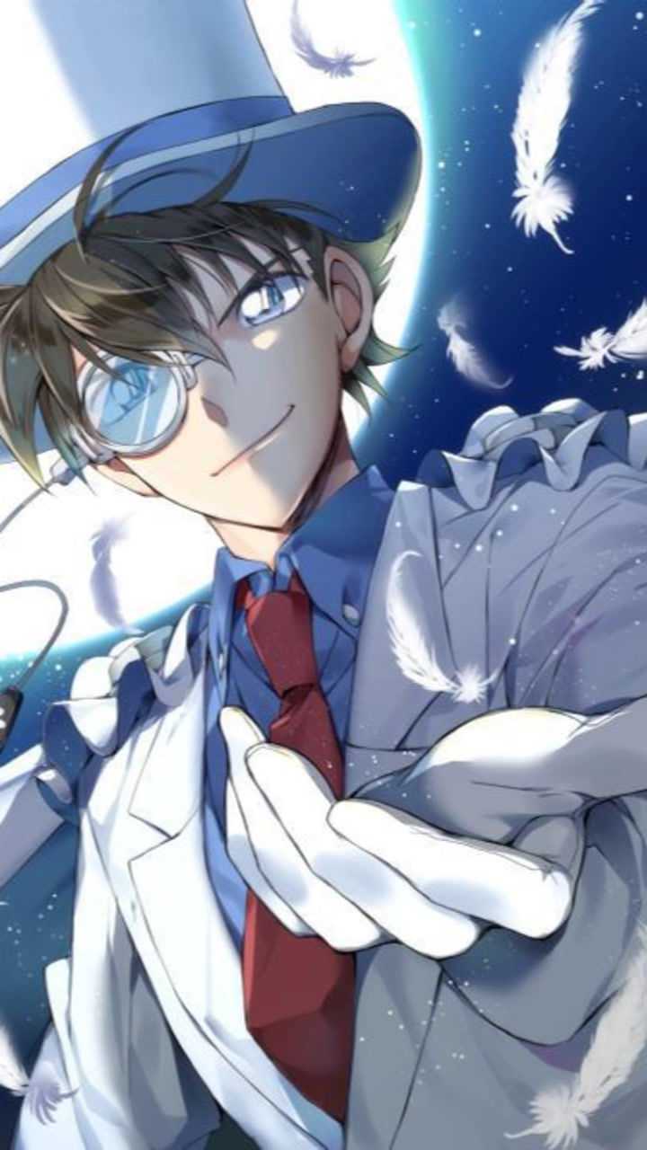 名侦探柯南:名柯的颜值担当,基德是真的帅,隔着屏幕我的心已经自己跑