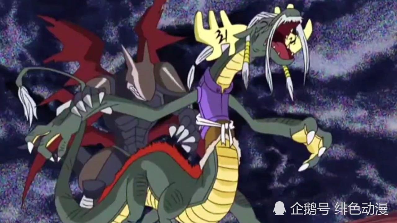 数码宝贝3可怜的天龙兽像极了一条蚯蚓