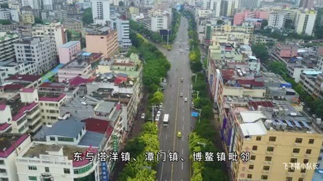 实拍海南省琼海市嘉积镇,乡镇建设得挺不错