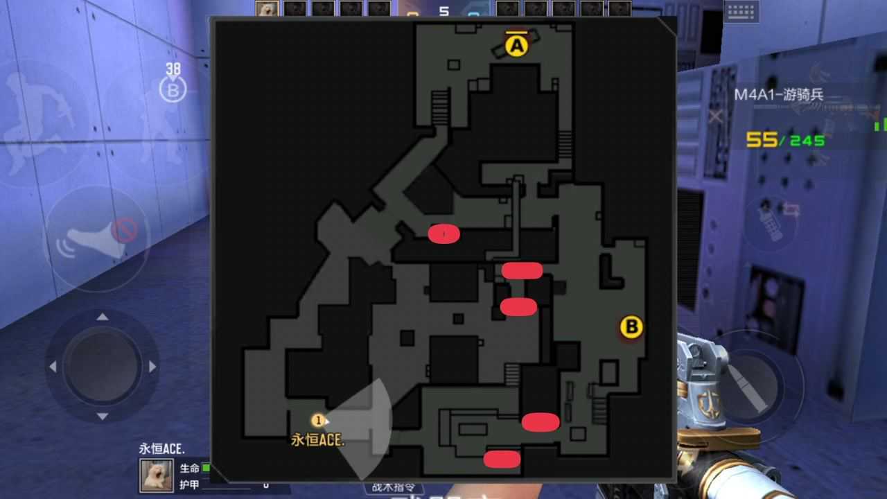 cf手游寒寒:潜艇点位教学(1)