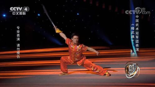 中国武术冠军团演绎《精武魂》，让人目瞪口呆