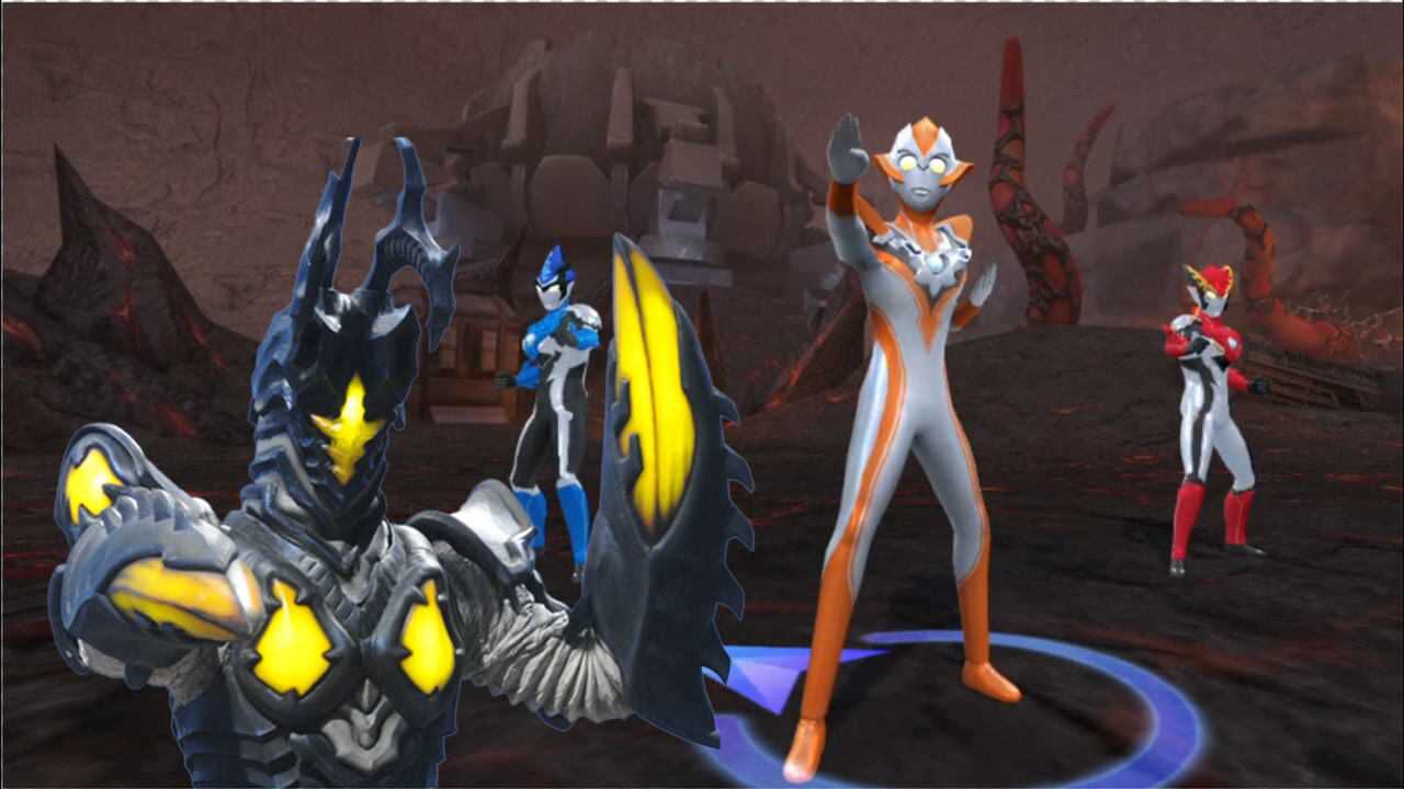 奥特曼宇宙英雄格丽乔奥特曼vs邪神海帕杰顿