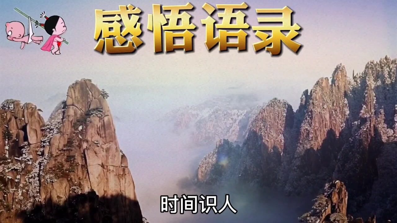 时间识人落难实心不经一事不懂一人情感语录感悟人生