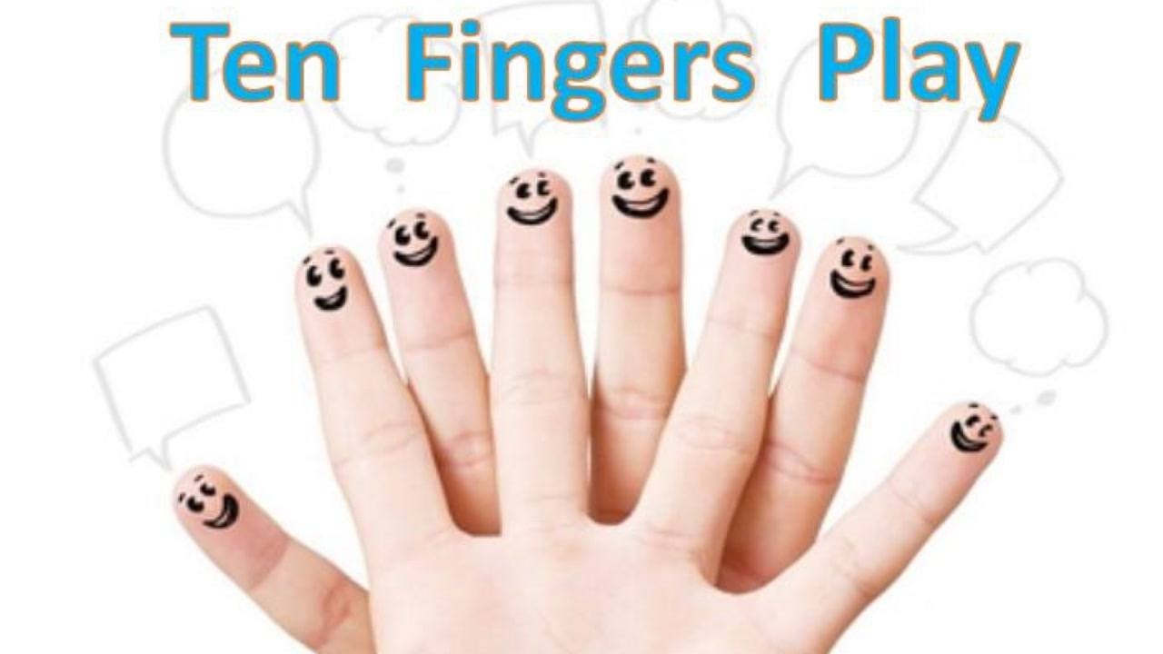 中班英文手指儿歌tenfingersplay