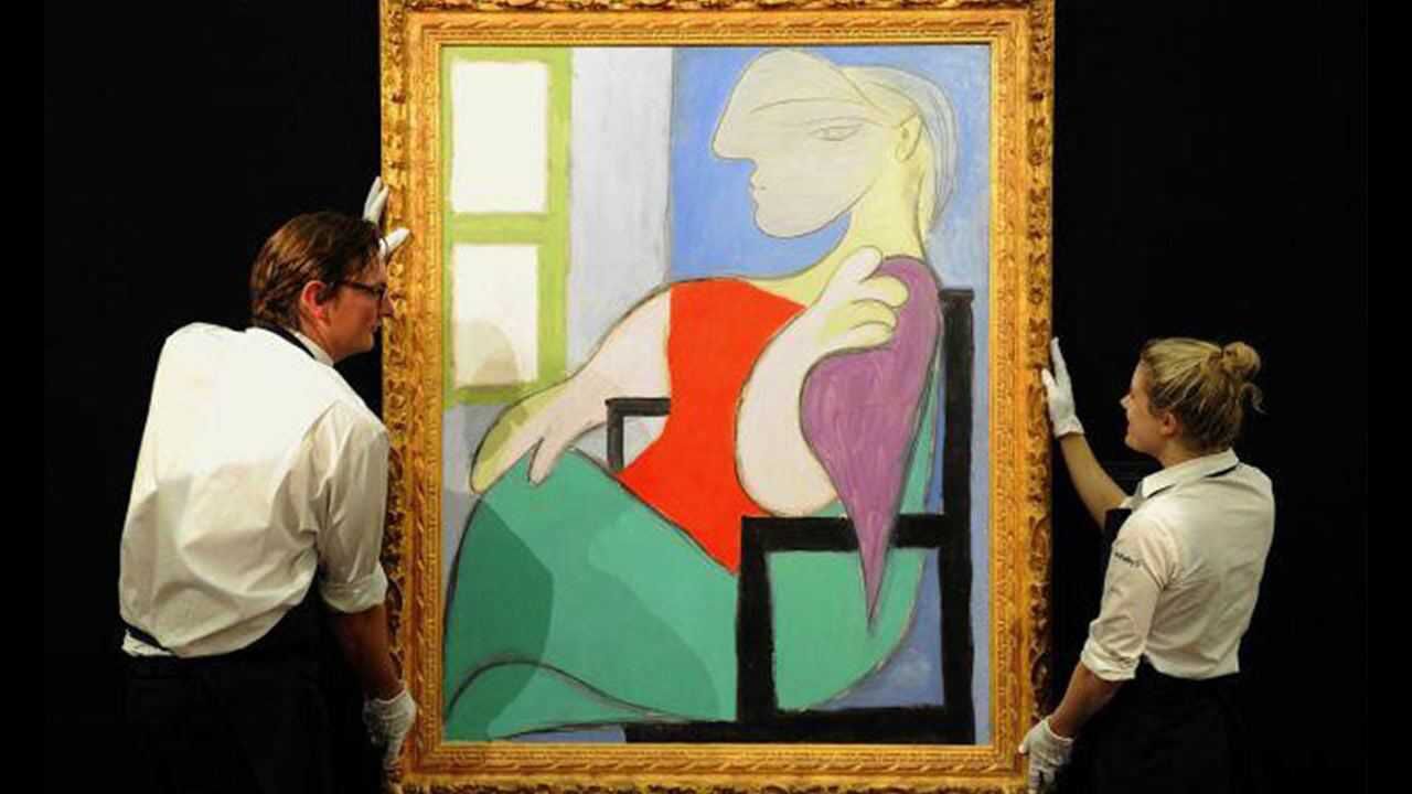 纽约拍卖会毕加索画作窗边的女人以103亿美元的价格被售出