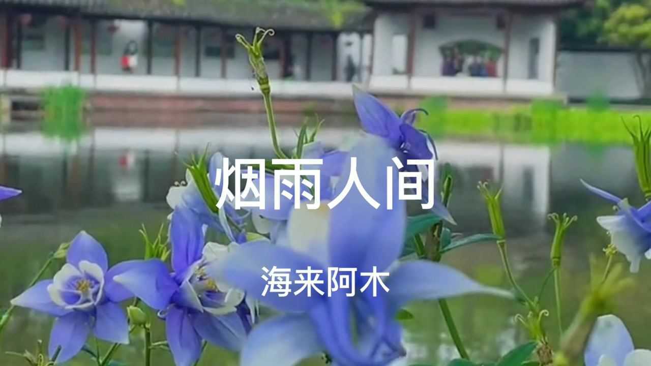 海來阿木煙雨人間等到天亮月亮入睡我把心兒唱碎句句戳心