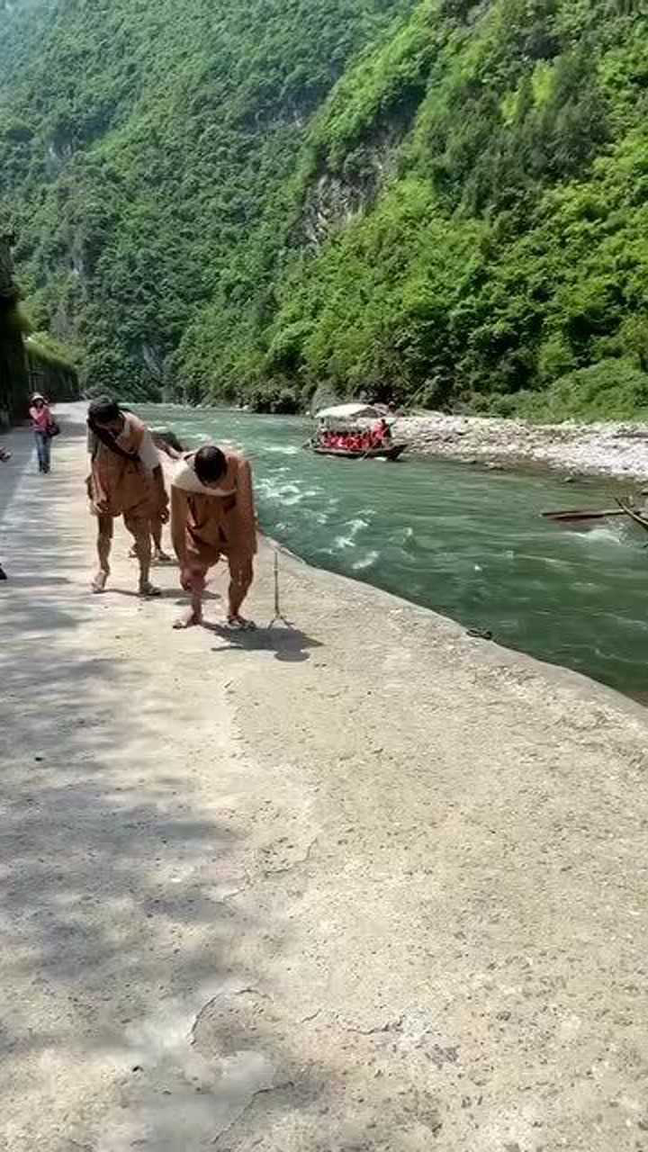 纤夫拉船不是作秀，是为了生活，也是为了传承！_高清1080P在线观看平台_腾讯视频