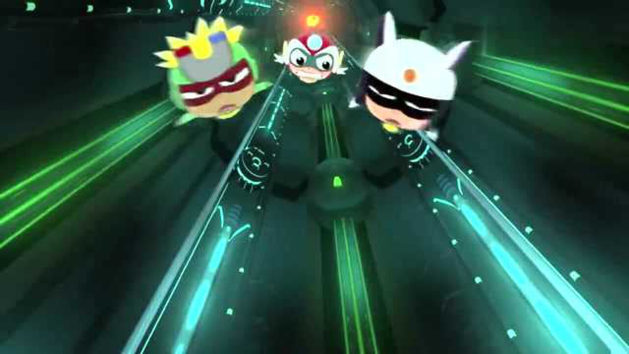 开心超人遇难,开心超人不顾危险跳入火坑