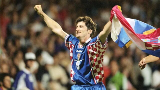 回顾96欧洲杯克罗地亚前锋苏克令人叹为观止的进球