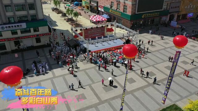 奋斗百年路多彩白山秀:市老年体协开展太极拳表演活动