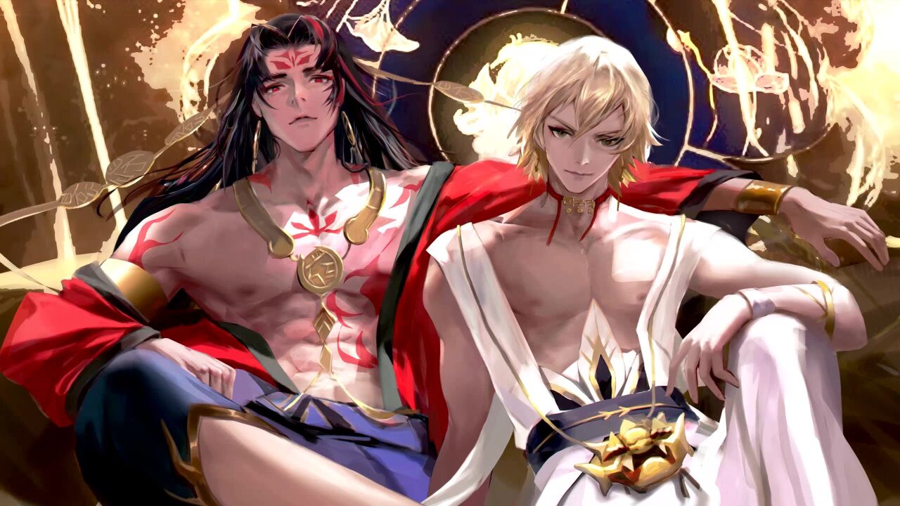 【ps厚涂】阿修罗x帝释天(动)