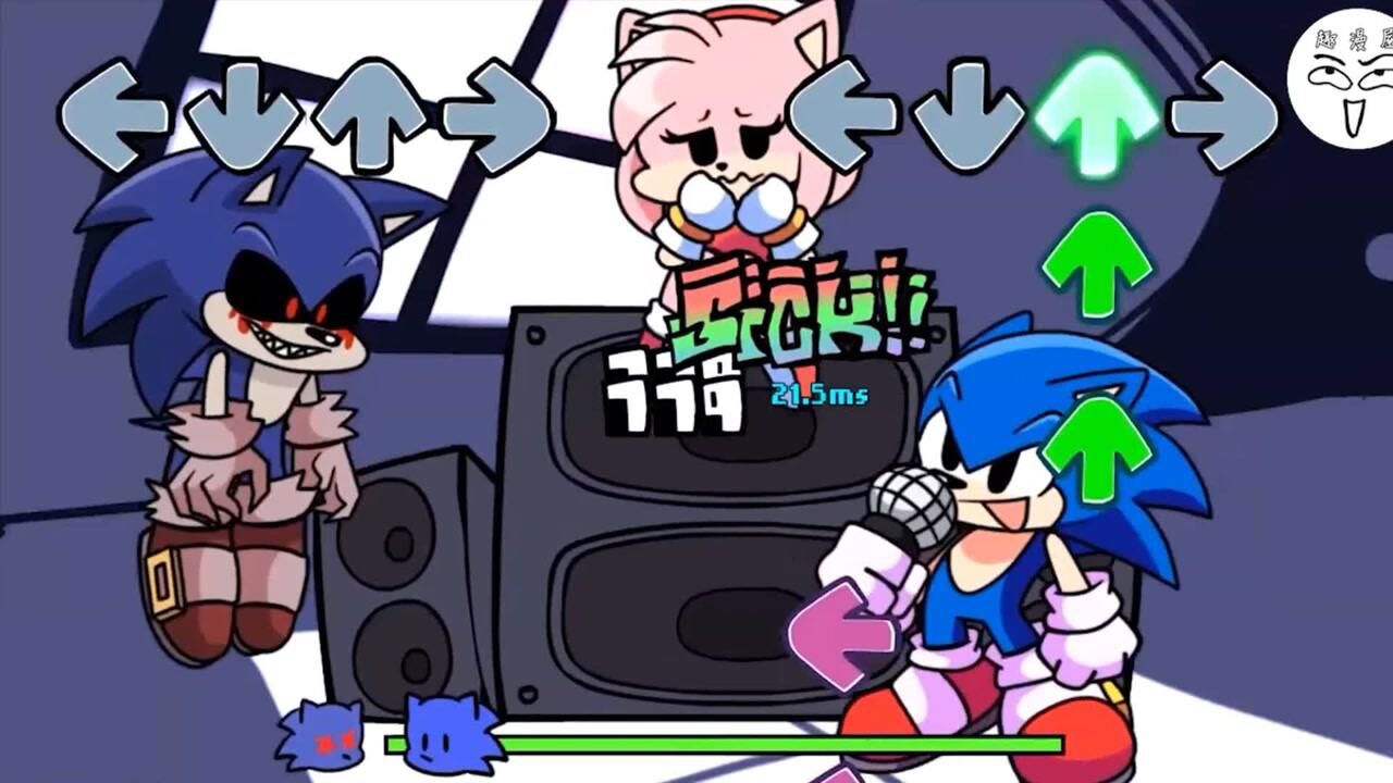 fnf周五夜放克刺猬索尼克大战魔神索尼克谁更胜一筹