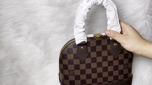 Louis Vuitton/路易威登LV 棋盘格alma贝壳包ALMA BB贝壳包N41221