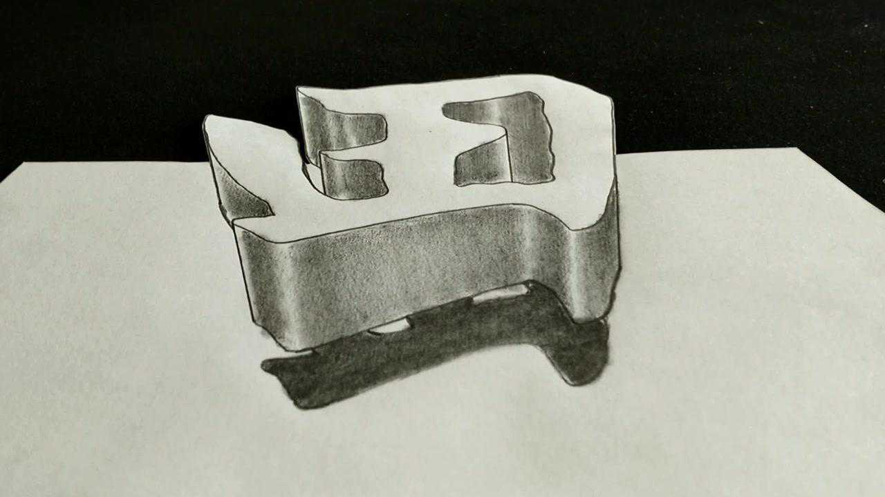 田字创意立体画看着真的飘起来了